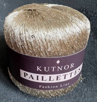 Пряжа KUTNOR Paillettes (154) 100% Полиамид 50гр, 360м