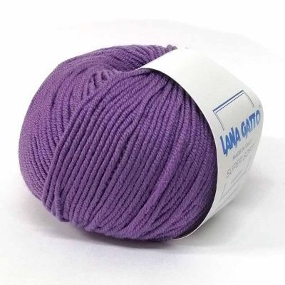 Lana Gatto Super Soft (13335 лаванда) 100% меринос экстрафайн 50 г/125 м