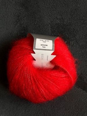 Lana Gatto Silk Mohair (6024 красный) 75% кидмохер, 25% шелк 25 гр/212 м