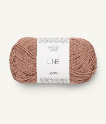 Sandnes Garn Line (3542 Perlegra) 53% хлопок, 33% вискоза, 14% лен 50 гр/110 м